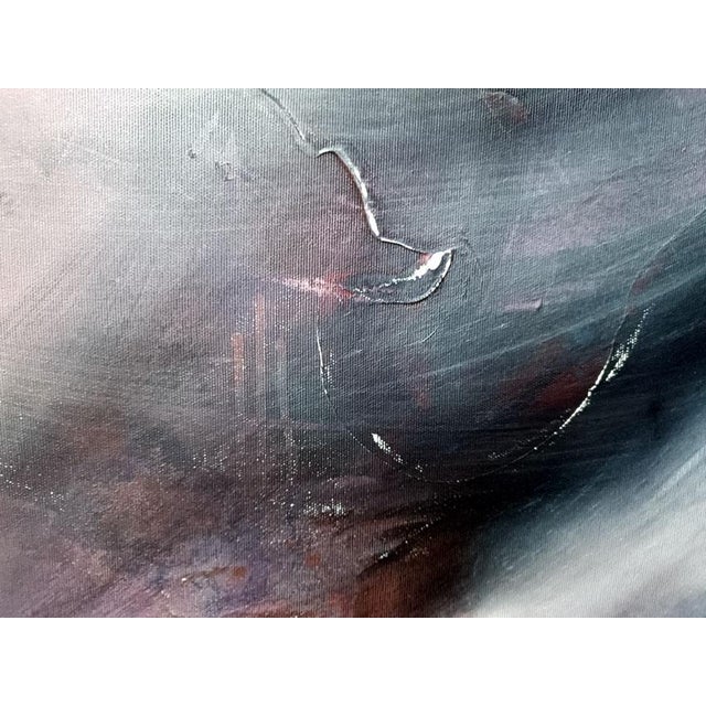 Ovidiu Kloska, Metaphysical Nocturne in Stardust, Mixed on Canvas For Sale - Image 9 of 13
