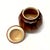 Hand-Made Faceted Earthenware Container Curation - Group of 3 For Sale In Miami - Image 6 of 12