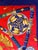 Red Hermès Daïmyo Silk Scarf 1998 Designed by Françoise Faconnet For Sale - Image 8 of 12