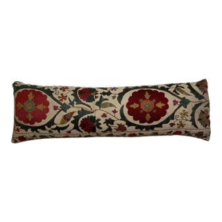 Hand Embroidered Suzani Pillow For Sale