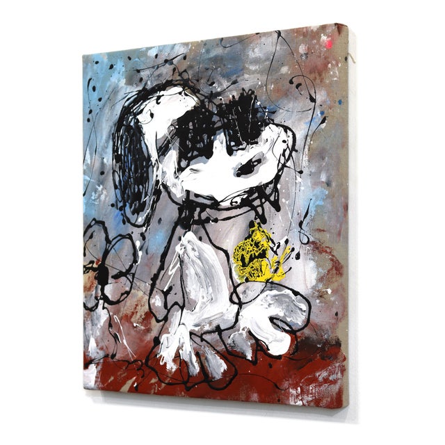 Abstract Ghosts of Saturday Morning - Original Urban Pop Art Figurative Acrylic Airbrush Painting on Canvas For Sale - Image 3 of 8