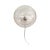Mid-Century Modern Space Age Lamp With Spherical Bubble Glass Shade, Germany 1970s. For Sale - Image 3 of 8