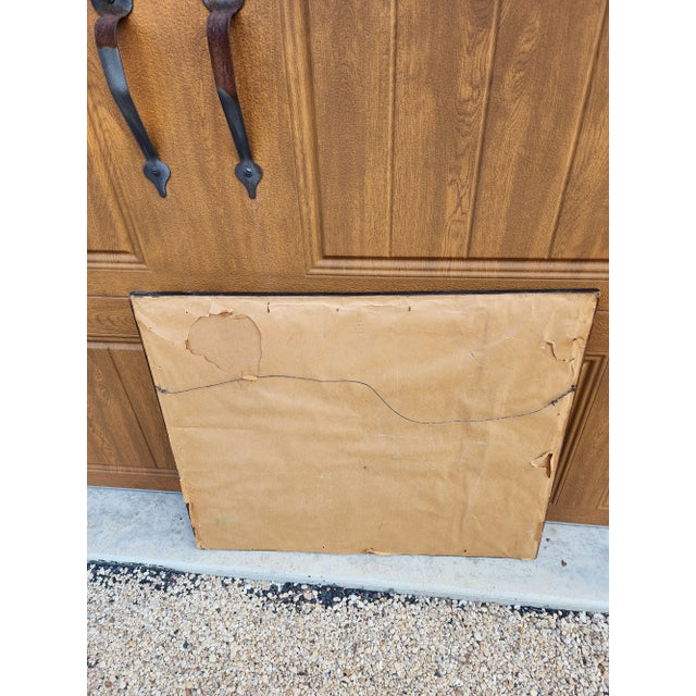 Original Pastel Drawing of a Horse by John L Baker For Sale - Image 10 of 10