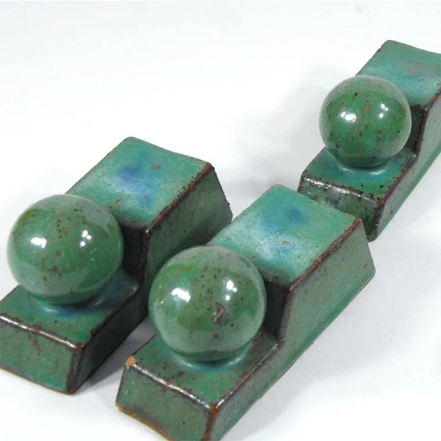 1930s Vintage Shutter Stopers, 1930s, Set of 6 For Sale - Image 5 of 9