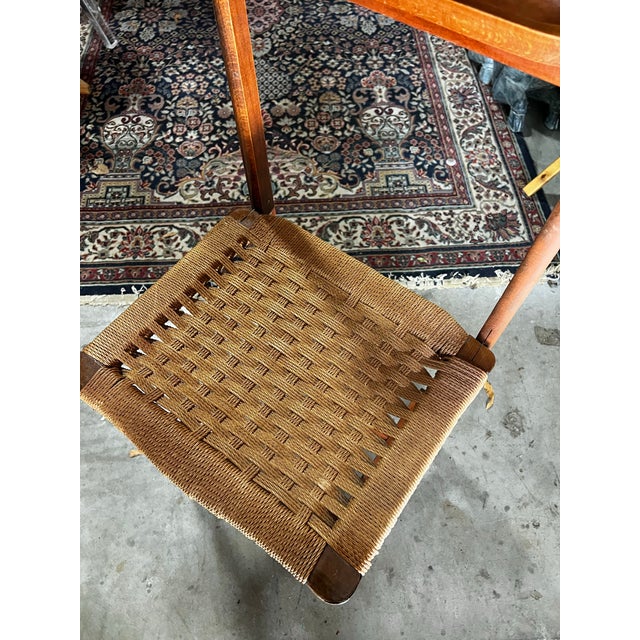 1970s 1970s Wooden Italian Valet Collapsible Chair For Sale - Image 5 of 10