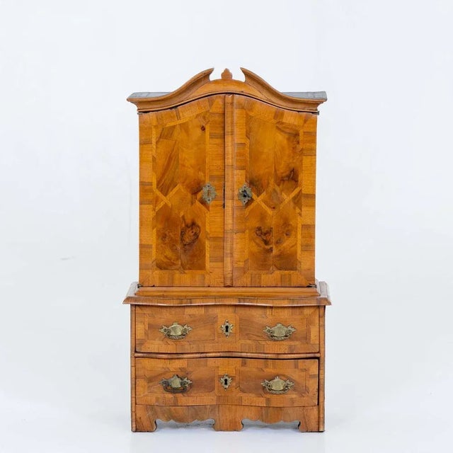Baroque Miniature Cabinet, 1700s For Sale - Image 9 of 9