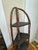 Black Antique Burnt Bamboo Hanging Corner Shelf For Sale - Image 8 of 8
