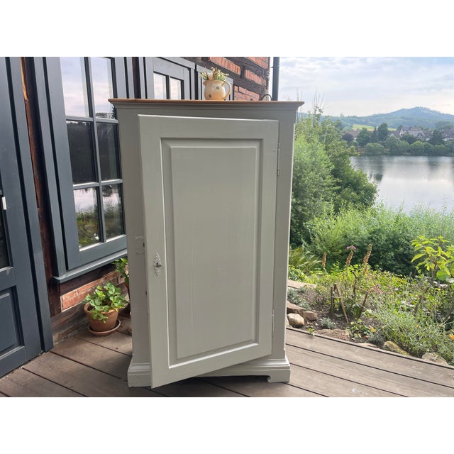 Small Antique Cabinet in Fir, 1890s For Sale - Image 13 of 18