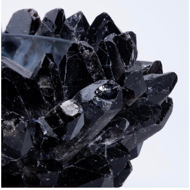 Kathryn McCoy Kathryn McCoy Black Quartz Large Bowl For Sale - Image 4 of 6