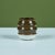 Ribbed Stoneware Vessel with Two-tone Glaze For Sale In Los Angeles - Image 6 of 11
