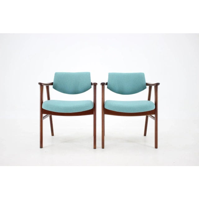 Teak Dining Chairs by Erik Kierkegaard, 1960s, Set of 8 For Sale - Image 3 of 10