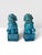 1970s Set of 2, 1970s Blue Foo Dog Guardian Lion Ceramics Set For Sale - Image 5 of 10