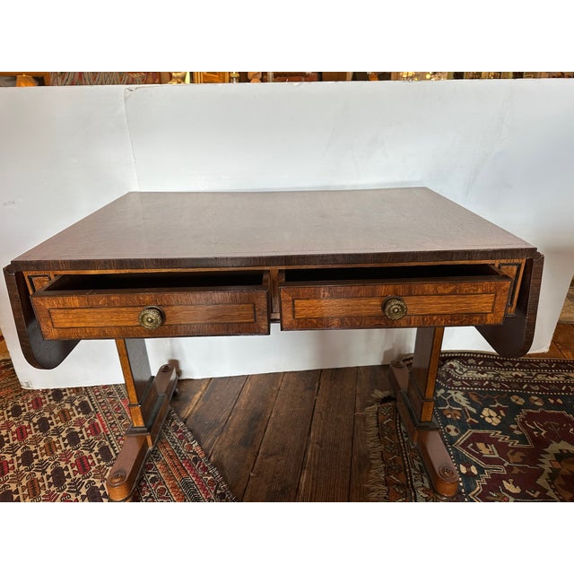 Vintage Drop Leaf Desk or Side Table For Sale In Philadelphia - Image 6 of 14