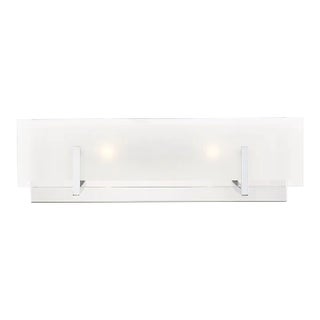 Sean Lavin By Visual Comfort Studio Syll 2-Light Bath Fixture in Chrome For Sale
