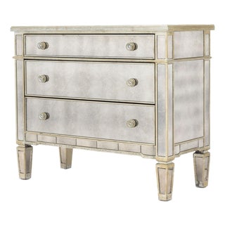 Art Deco Style Mirrored Chest of Drawers For Sale