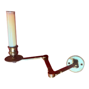 Brass Swing Arm Library Wall Light Sconce Lamp