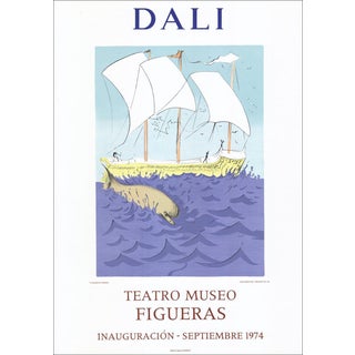 After Salvador Dalí, Teatro Museo, Figueres, Inauguracion Original Poster For Sale