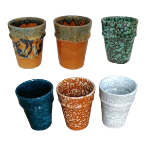 Set of 6 Moroccan Porcelain Cups