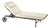Italian Antares Outdoor Chaise Lounge in Hand-Bent Metal For Sale