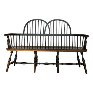 Custom Double Loop Frederick Duckloe Settee For Sale