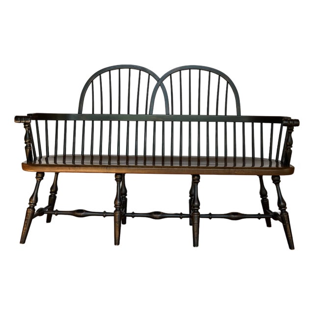 Custom Double Loop Frederick Duckloe Settee For Sale