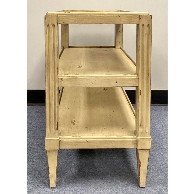 Woodbridge Furniture Swedish Tier Table For Sale - Image 9 of 11
