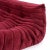 Restored Vintage Togo Loveseat by Ligne Roset in Bordeaux Red Corduroy For Sale - Image 11 of 12