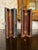 Pair of Vintage Traditional Scottish Tartan Plaid Painted Wood and Brass Arched Lidded Boxes, Blue & Green For Sale - Image 10 of 12