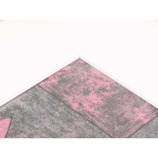 Cream Hans OSSWALD, Sonnen, Mixed Media on Paper, Framed For Sale - Image 8 of 10