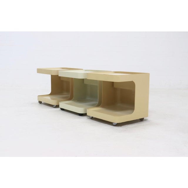 Plastic Space Age Game Side Table by Marcello Siard for Longato Italia, 1960s For Sale - Image 7 of 13