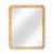 Spritely Home Accent Furniture Cora 44 in. W x 36 in. H Rectangular Mappa Burl Wall Mirror, Light Burl For Sale - Image 4 of 7