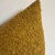 French Wooly Boucle and Linen Accent Pillow Ocre For Sale - Image 4 of 6