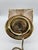 Metal Vintage Star Light Brass Petal Table Lamp with Tinted Glass Shades, 1970s For Sale - Image 7 of 9