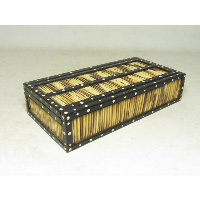 Anglo Indian Long Quill Pencil Box For Sale - Image 12 of 13