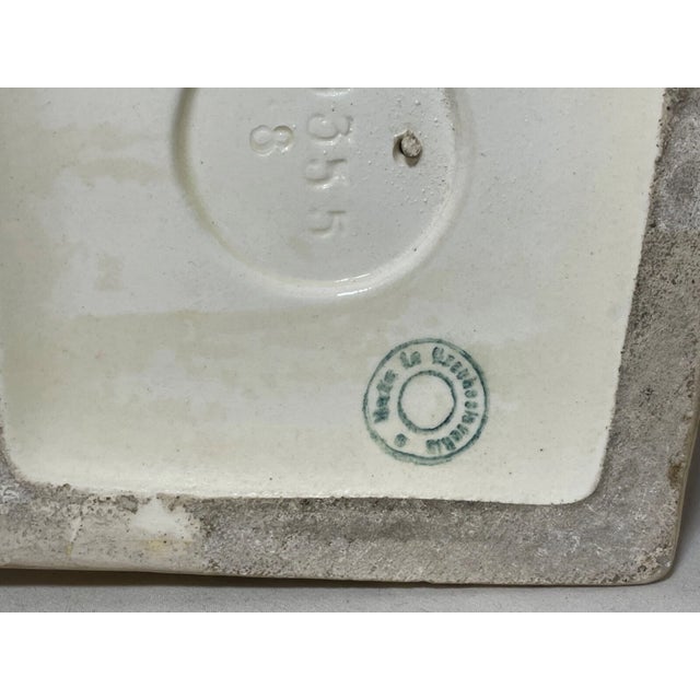 Vintage Handmade Painted Czechoslovakian Cockatoo Bird Pottery Statue Sculpture For Sale - Image 10 of 12