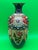 1920s Large Antique Meiji Japanese Cloisonne Dragon Ho-O Phoenix Shield Vase 11.75” For Sale - Image 5 of 11