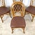 Brown Set of Four Vintage Rattan Dining Chairs , Diamond Lattice Hoop Backs For Sale - Image 8 of 12