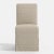 Cloth & Company Stoffer Home x Cloth & Company Lindy Slipcover Dining Chair in Francie Tan For Sale - Image 4 of 6