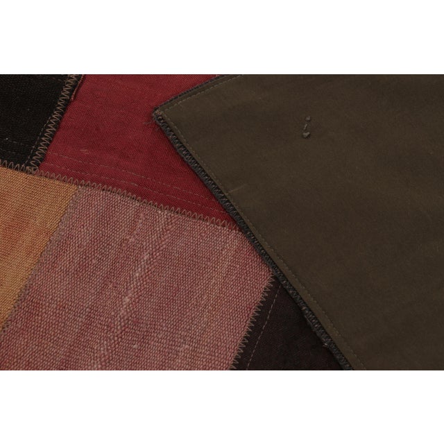 Textile Vintage Turkish Kilim Patchwork Runner in Multicolour Design - Rug & Kilim For Sale - Image 7 of 9
