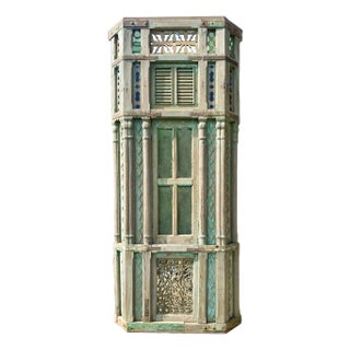 Antique Jodhpur Indian Architectural Building Facade For Sale