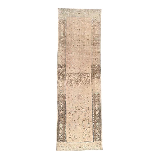 Mid 20th Century Vintage Persian Malayer Rug -03'04 X 10'06 For Sale