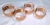 Mid-Century Modern Culver Roly Poly Gold Glasses Set of 4 For Sale - Image 3 of 7