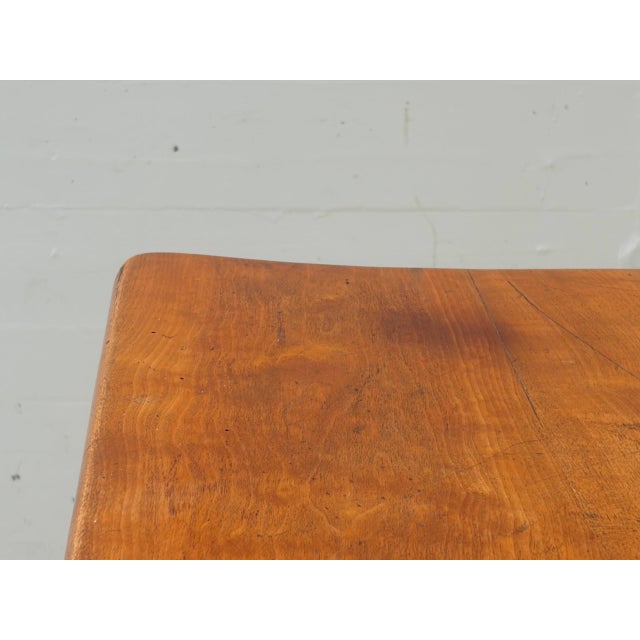 Wood Biedermeier Table in Cherry Wood with Drawer, 1800s For Sale - Image 7 of 18