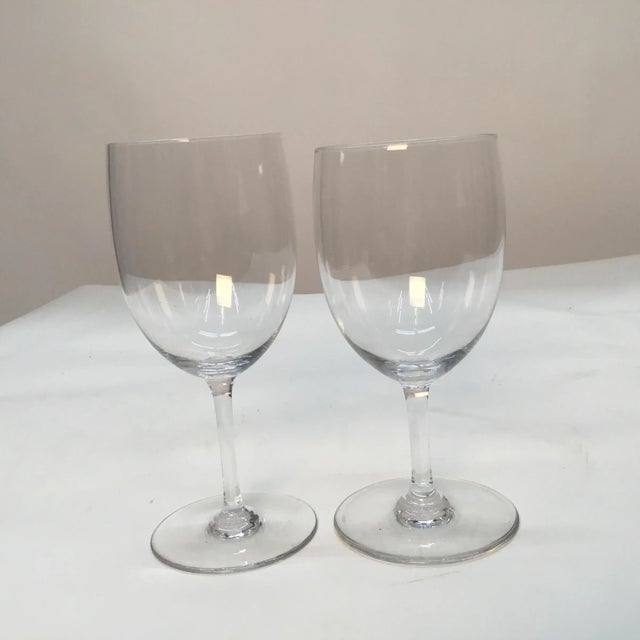 Baccarat France Crystal Wine Glasses a Pair Chairish