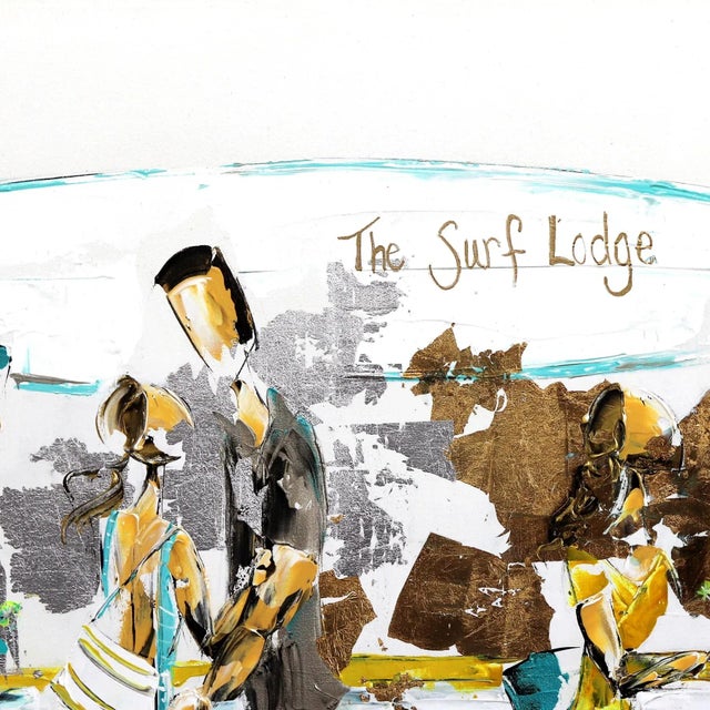 "The Surf Lodge" Original Artwork by Zabel For Sale - Image 4 of 7