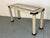 Vintage Regency Italian Travertine and Brass Console Table by Maitland Smith, 1980s For Sale - Image 4 of 14