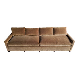 108" Extra Long Mohair Sofa by Pearson For Sale
