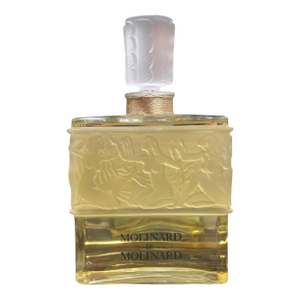 Huge Molinard Lalique French Crystal Perfume Factice Bottle - Sealed