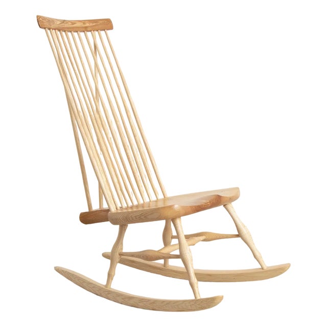 Windsor Rocking Chair in Ash by Peter Quarmby For Sale