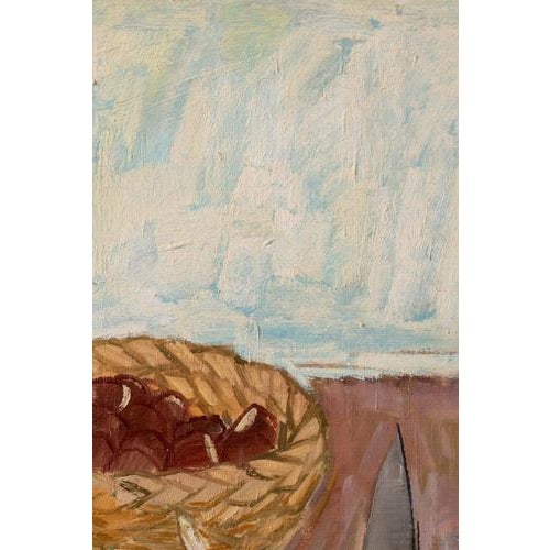 1960s Frederick Arthur Jessup, Still Life with Chestnuts, Oil Painting on Canvas, 1963, Framed For Sale - Image 5 of 9
